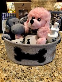 Poodle Puppy Basket 202//269